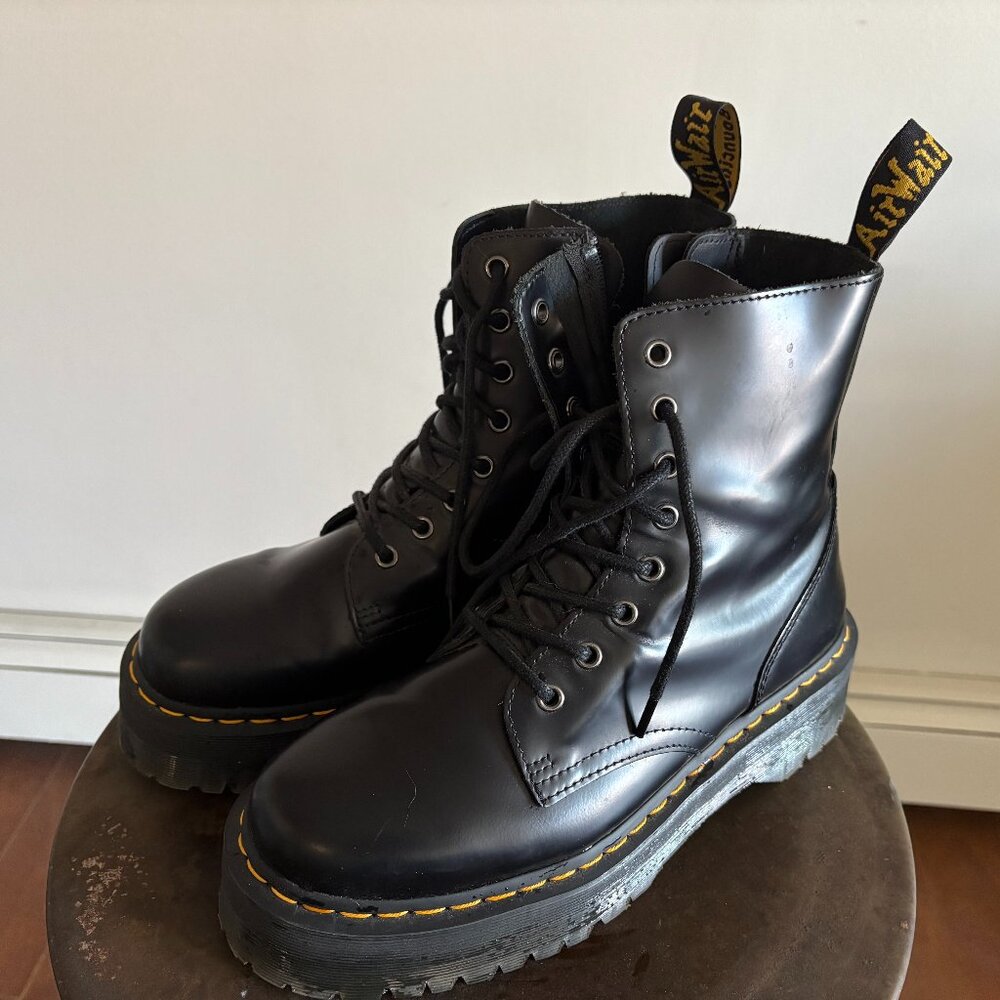 Dr Martens Jadon Boot Smooth Leather Platforms